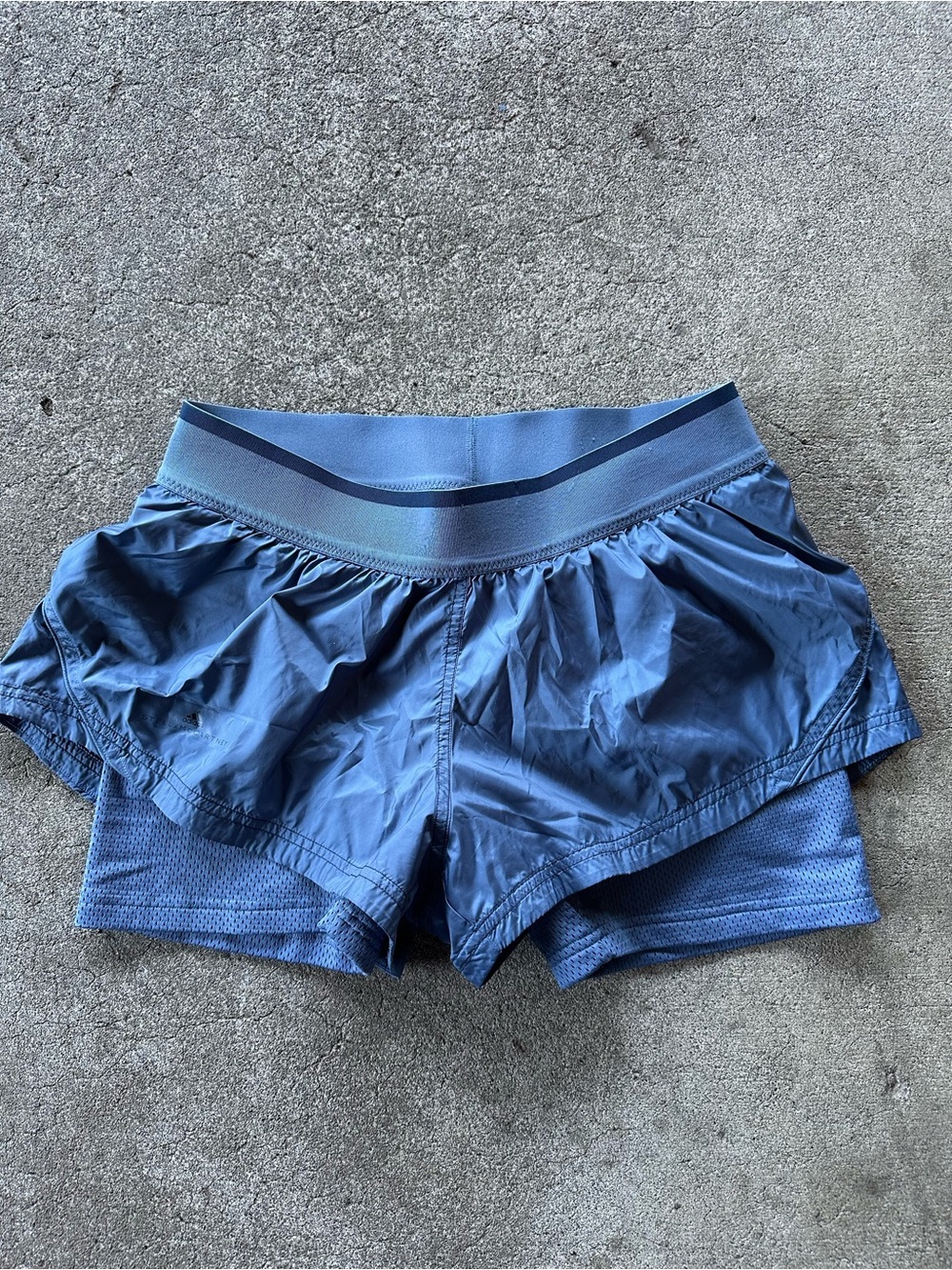 Adidas Stella McCartney Barricade Mesh 2 in 1 Running Shorts